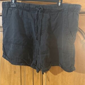 Gap Women’s Black Drawstring Casual Shorts-L